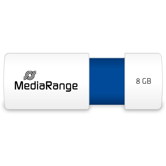 USB-Stick MEDIARANGE MEDIA RANGE STICK 8GB USB 2.0 Slider plava boja-2