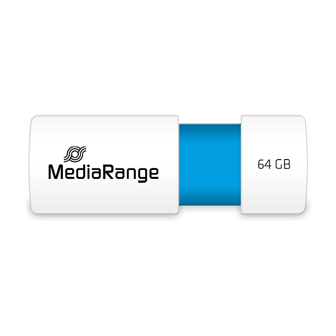 USB-Stick MEDIARANGE MEDIA RANGE STICK 64GB USB 2.0 hellblau-3