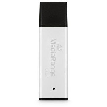 USB-Stick MEDIARANGE MEDIA RANGE STICK USB 3.0 high performance 128GB alu-1