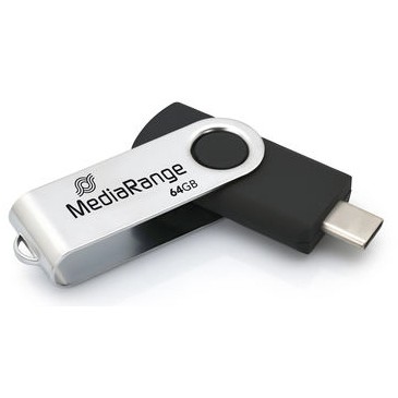 USB-Stick MEDIARANGE MEDIA RANGE STICK USB 3.2 Gen1 USB-C 64GB-0