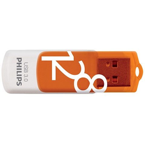 USB Stick PHILIPS 128GB Vivid Edition Sunrise Orange-0