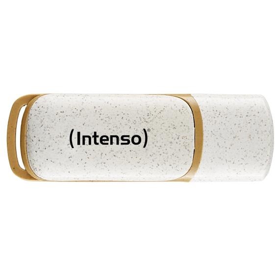 USB Stick INTENSO STICK Green Line 128 GB (beige/braun, USB-A 3.2 Gen 1)-1
