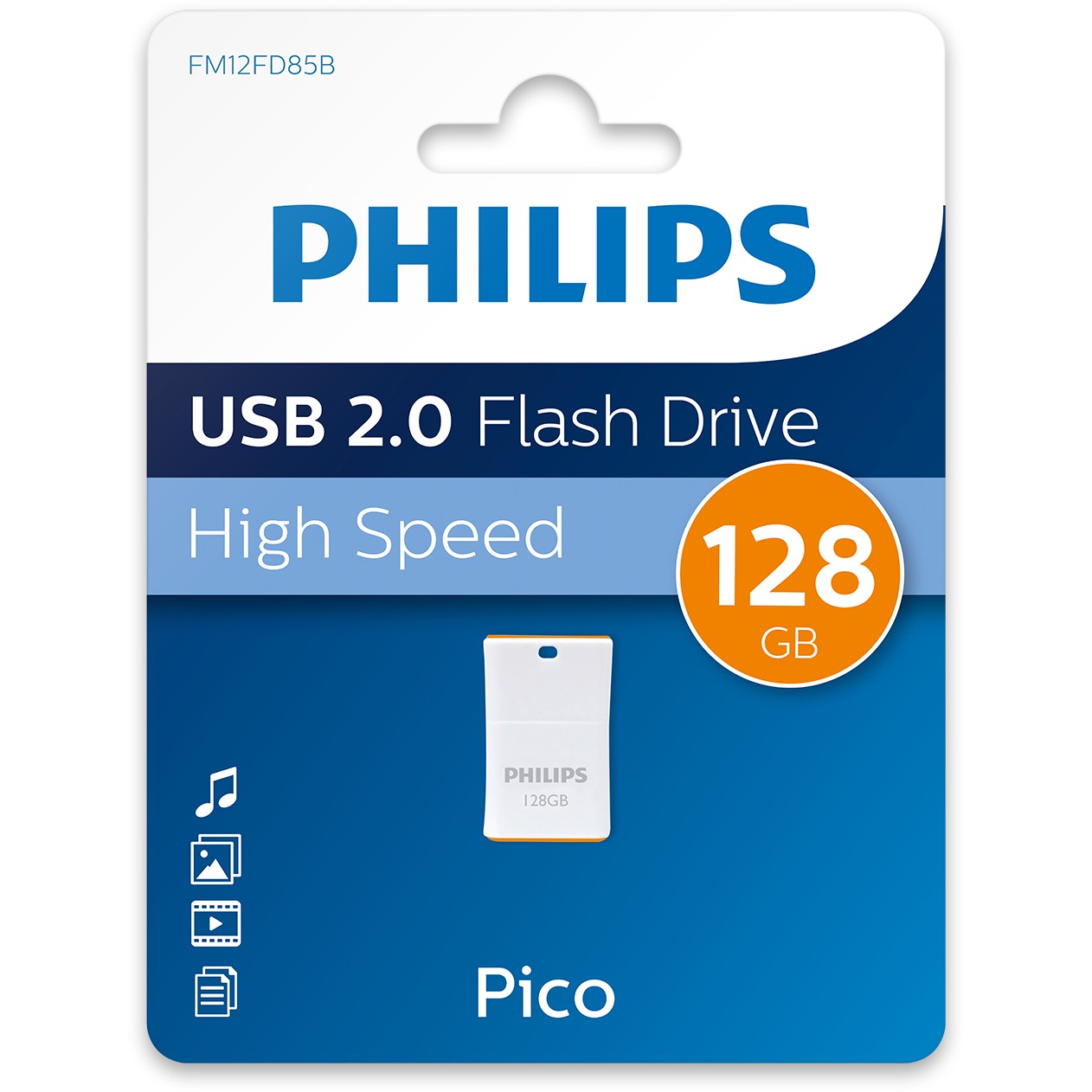 USB Stick PHILIPS 128GB Pico Edition Sunrise Orange-3