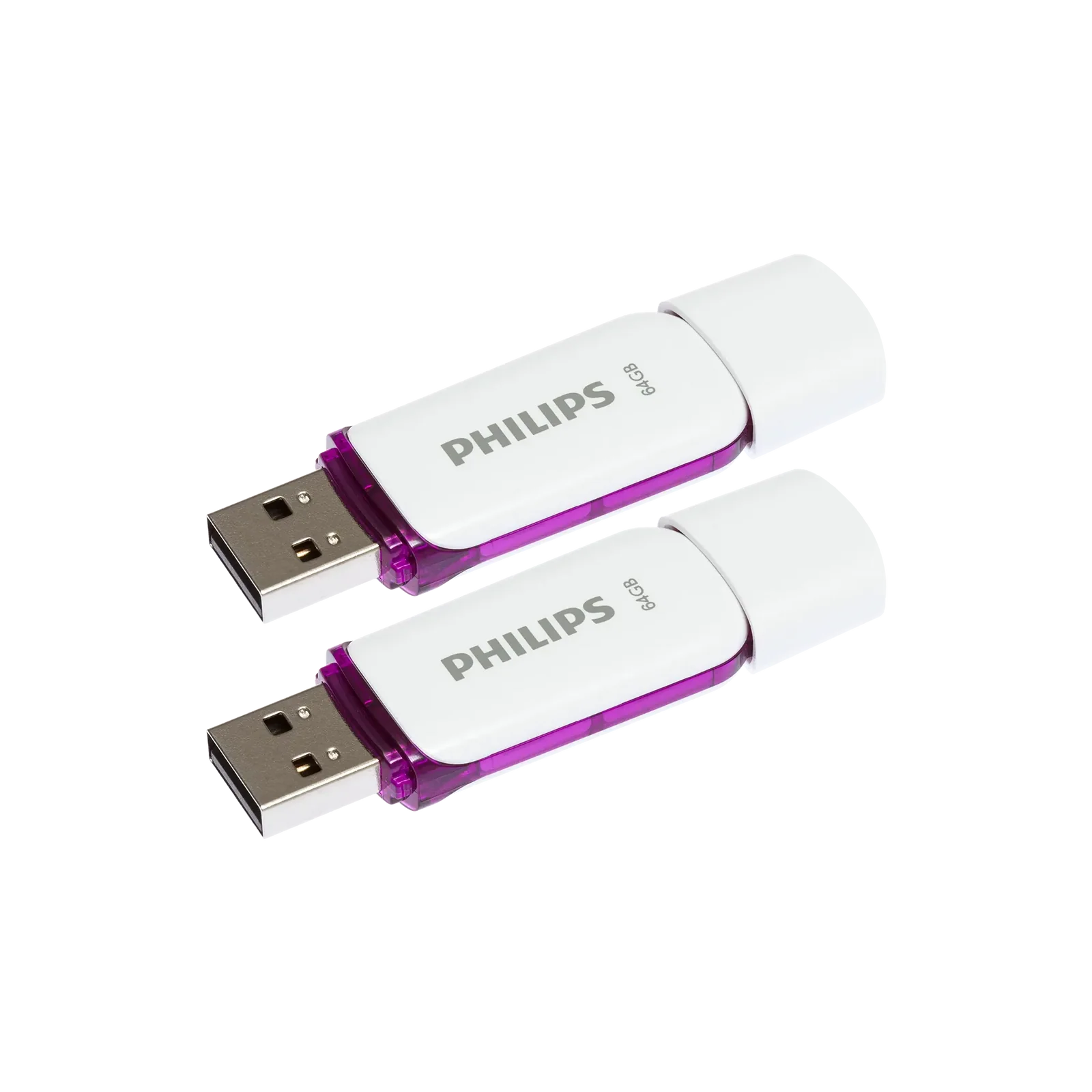 USB stick PHILIPS FM64FD70D/00 Snow Edition (64 GB, USB 2.0, 2 komada, ljubičasta boja)-4