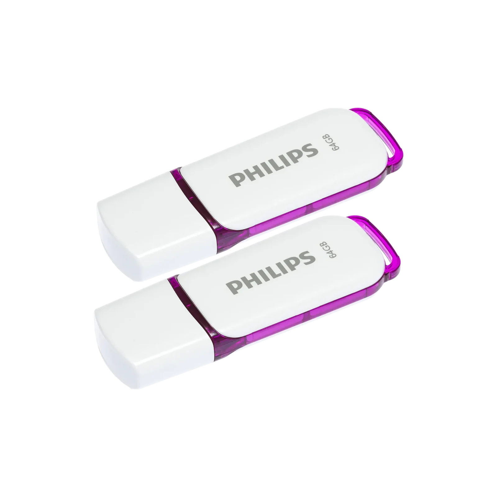 USB stick PHILIPS FM64FD70D/00 Snow Edition (64 GB, USB 2.0, 2 komada, ljubičasta boja)-1