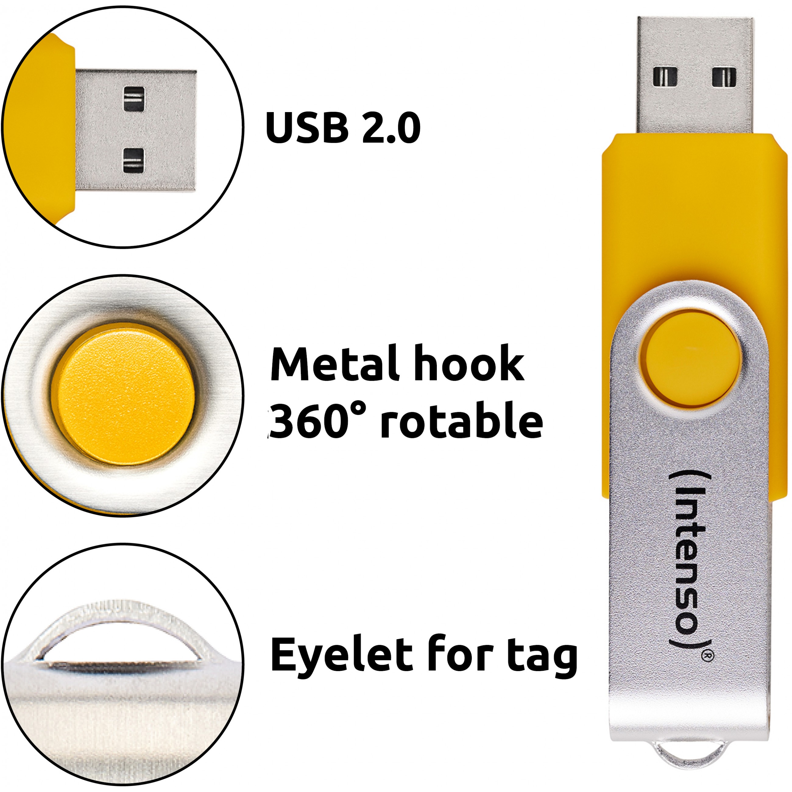USB Stick INTENSO STICK Office Line 256GB 3.2 Multipack x5 bunt-5