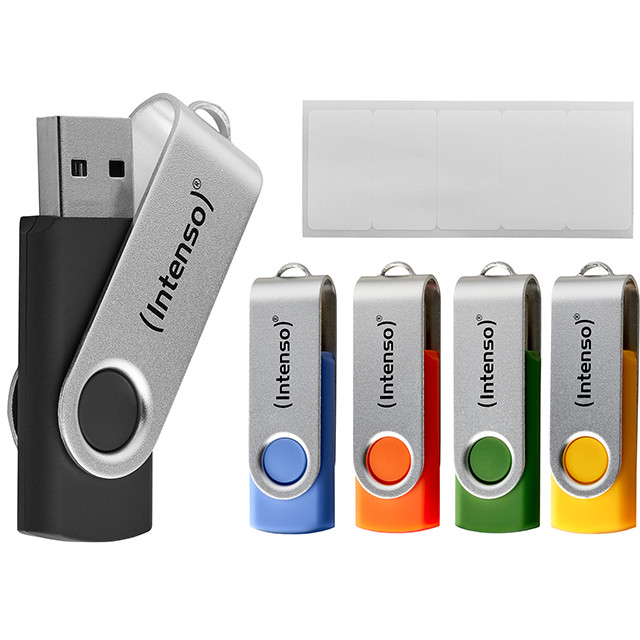 USB Stick INTENSO STICK Office Line 32GB 3.2 Multipack x5-2