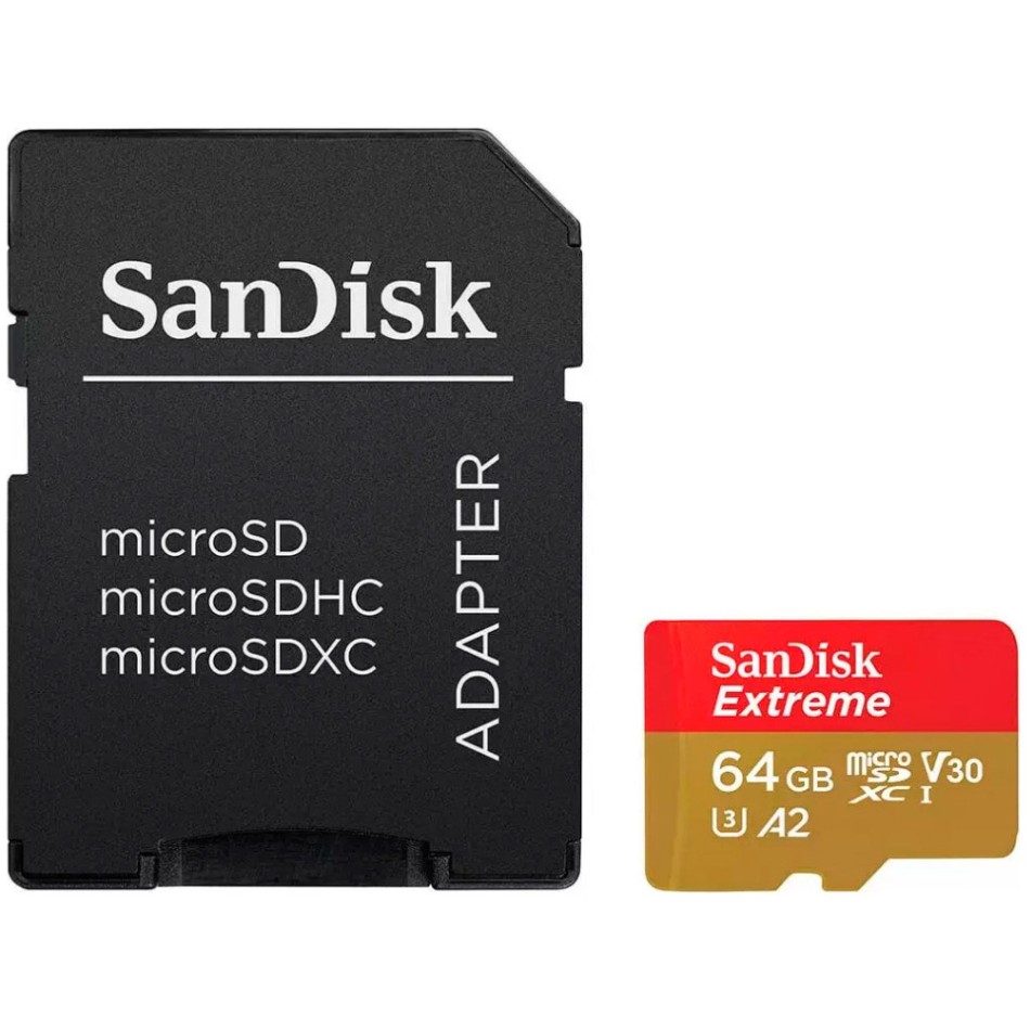 Kartica 64GB SANDISK Extreme PLUS microSDXC 200MB/s + Adapter