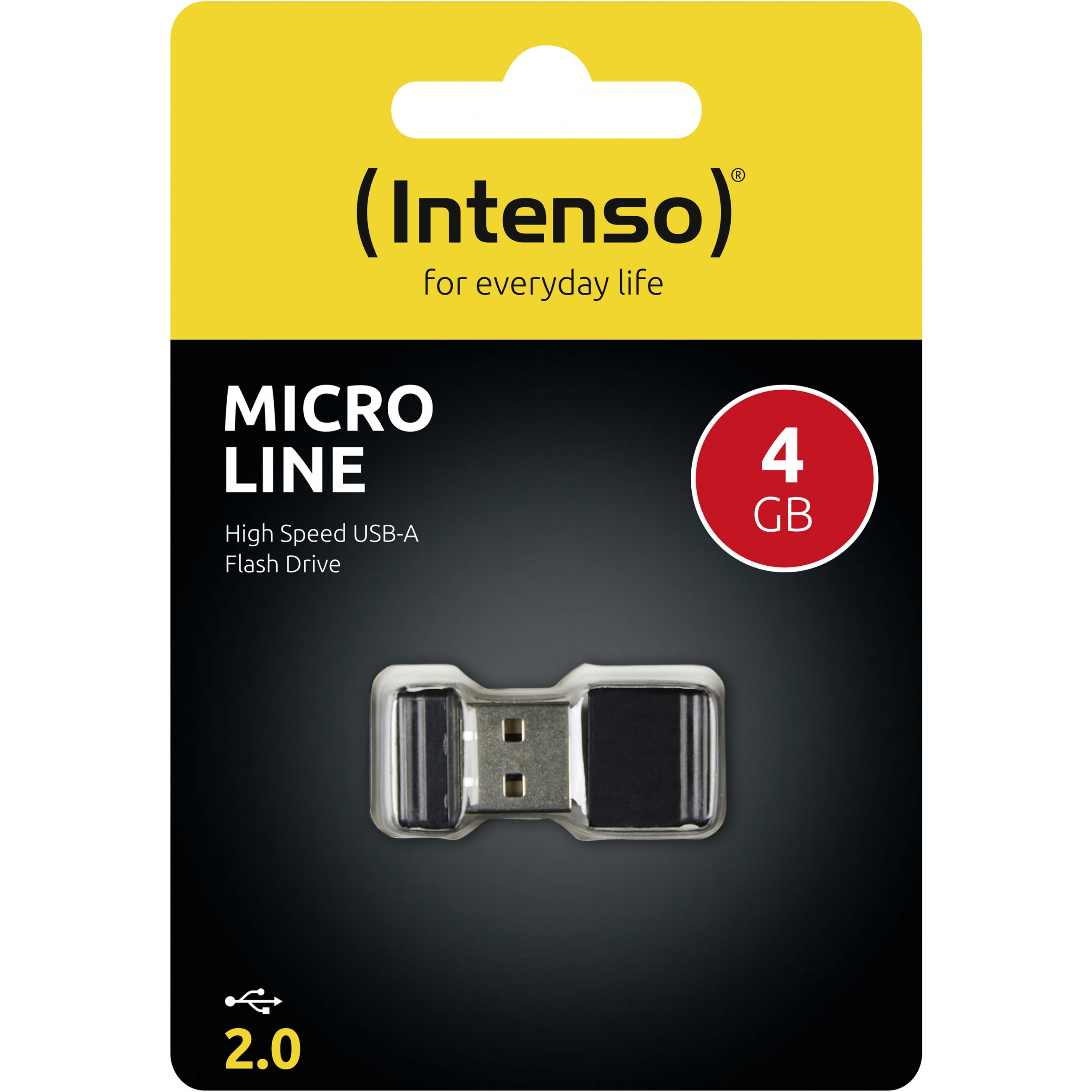 USB Stick INTENSO STICK 4GB USB 2.0 Micro Line crna boja-6