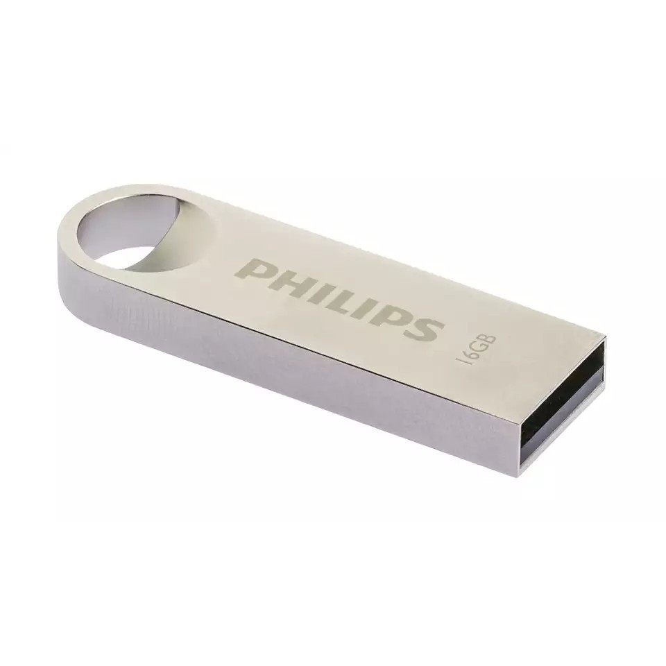 USB Stick PHILIPS 16GB Moon Vintage Silver-1