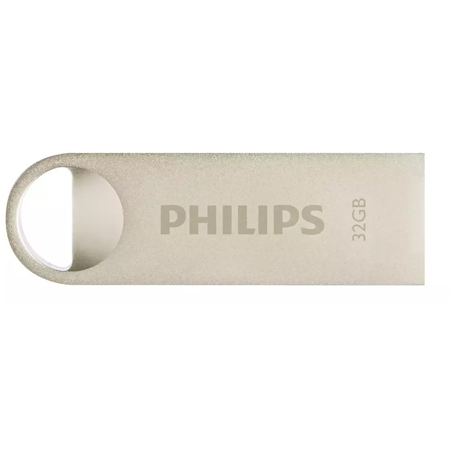 USB Stick PHILIPS STICK 32GB Moon Vintage Silver-0