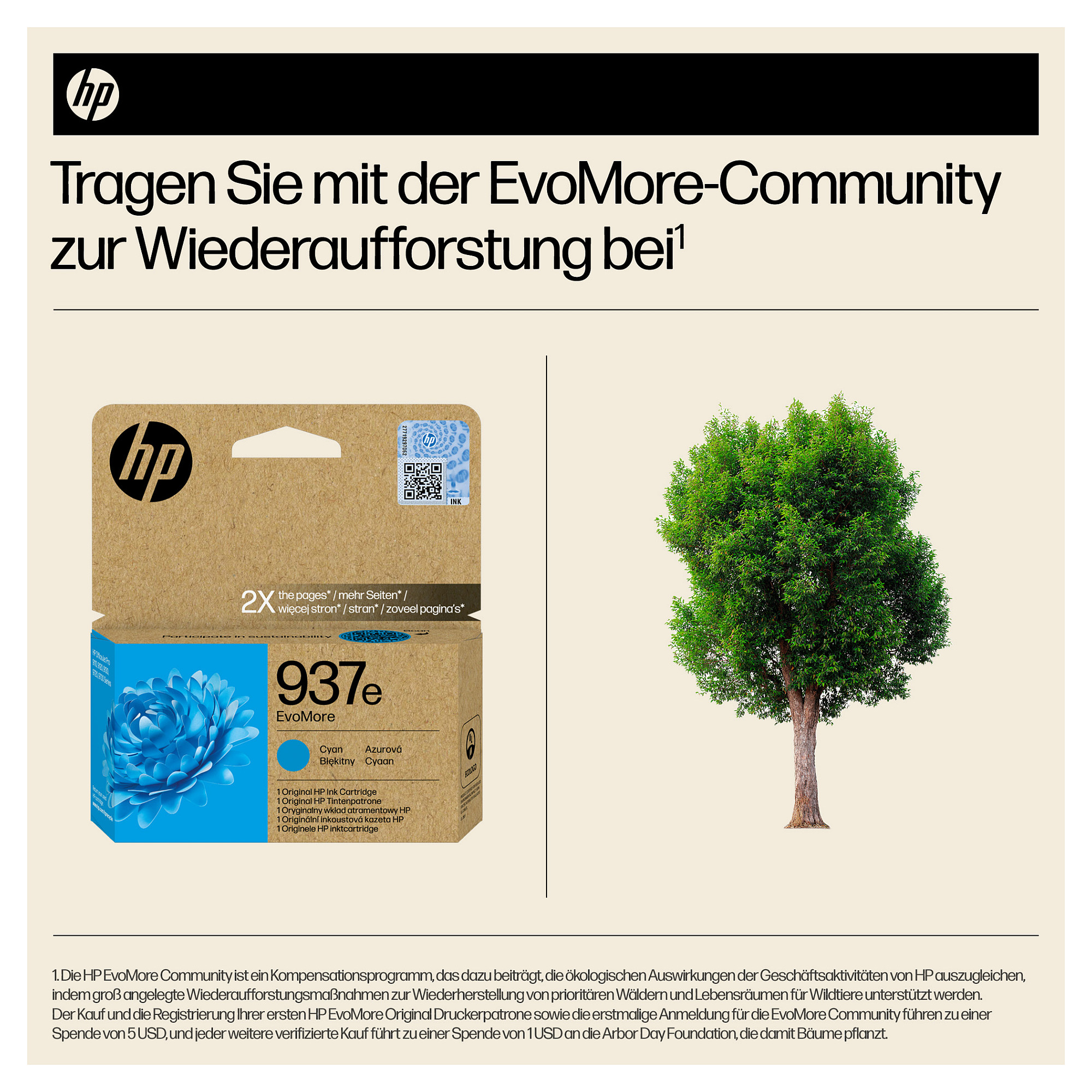 Toner HP 937e EvoMore Cyan Original Ink Cartridge-4