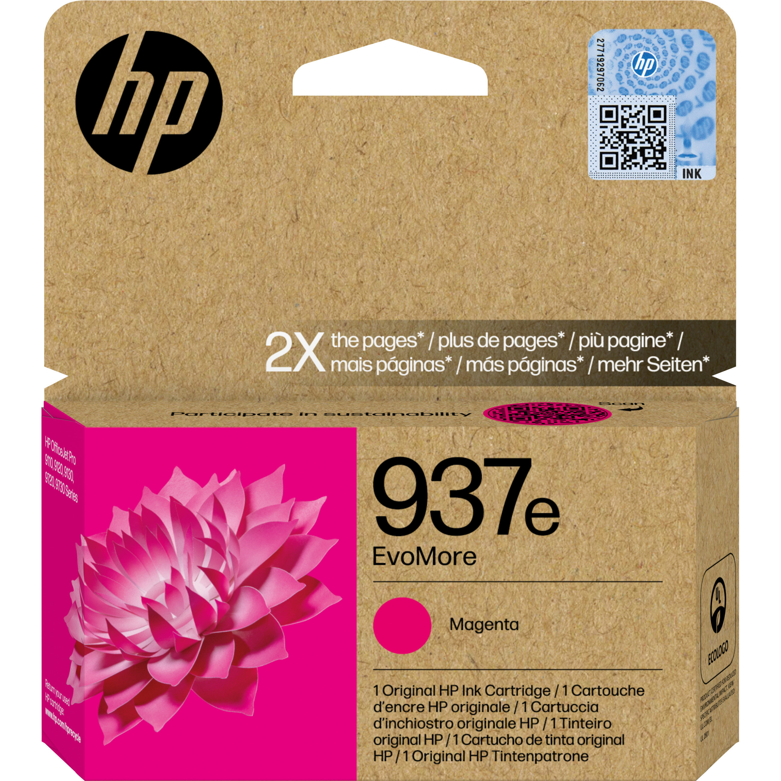 Toner HP 937e EvoMore magenta boja