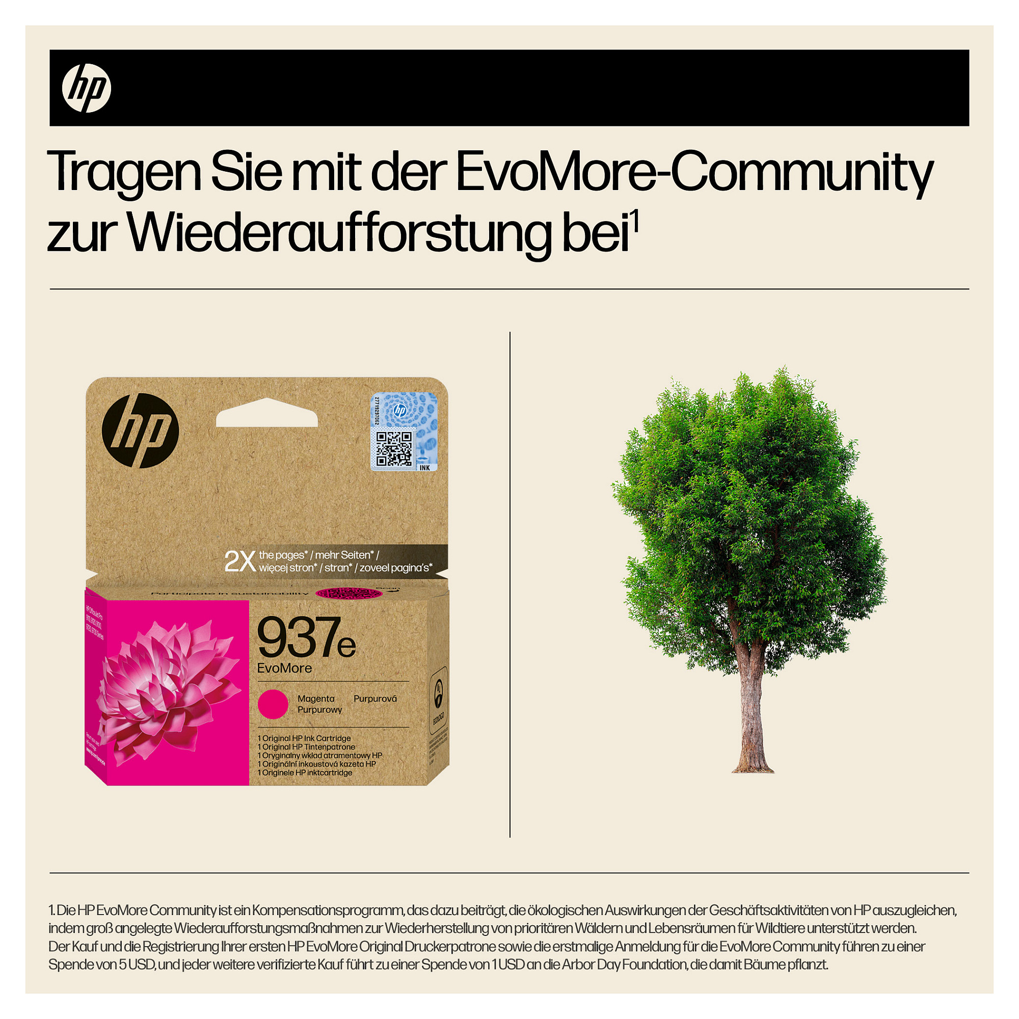Toner HP 937e EvoMore magenta boja-6