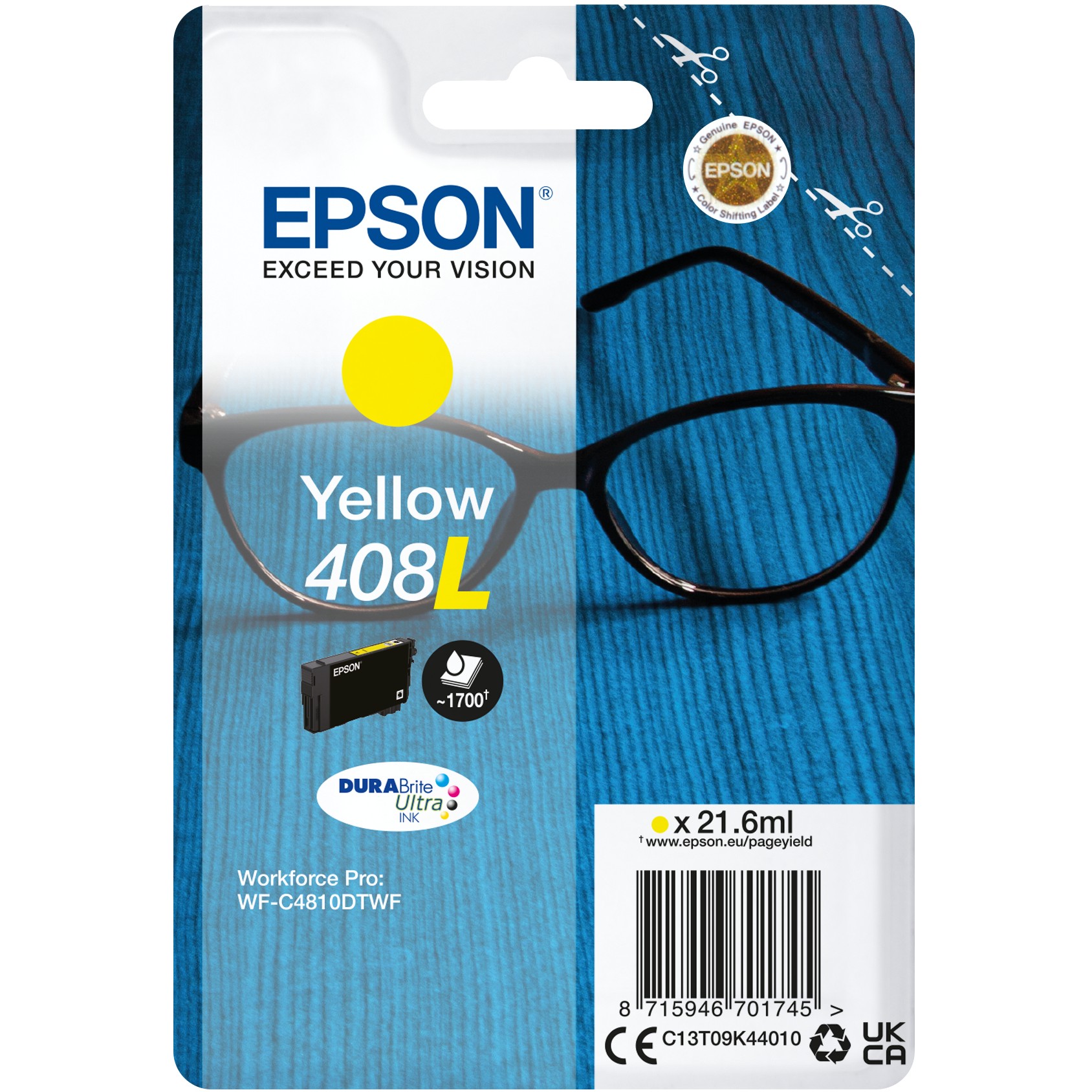Toner EPSON 408L C13T09K44010 žuta boja