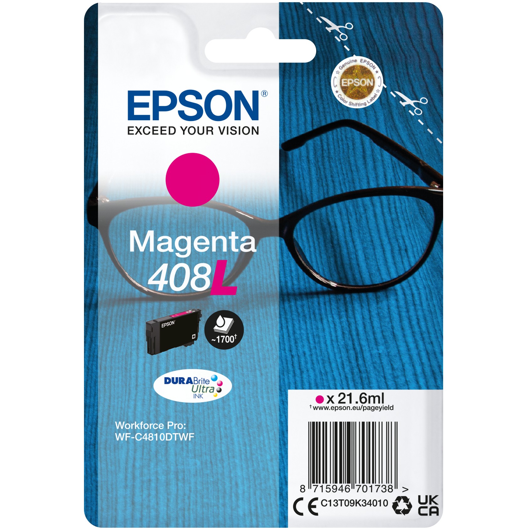 Toner EPSON 408L C13T09K34010 magenta boja