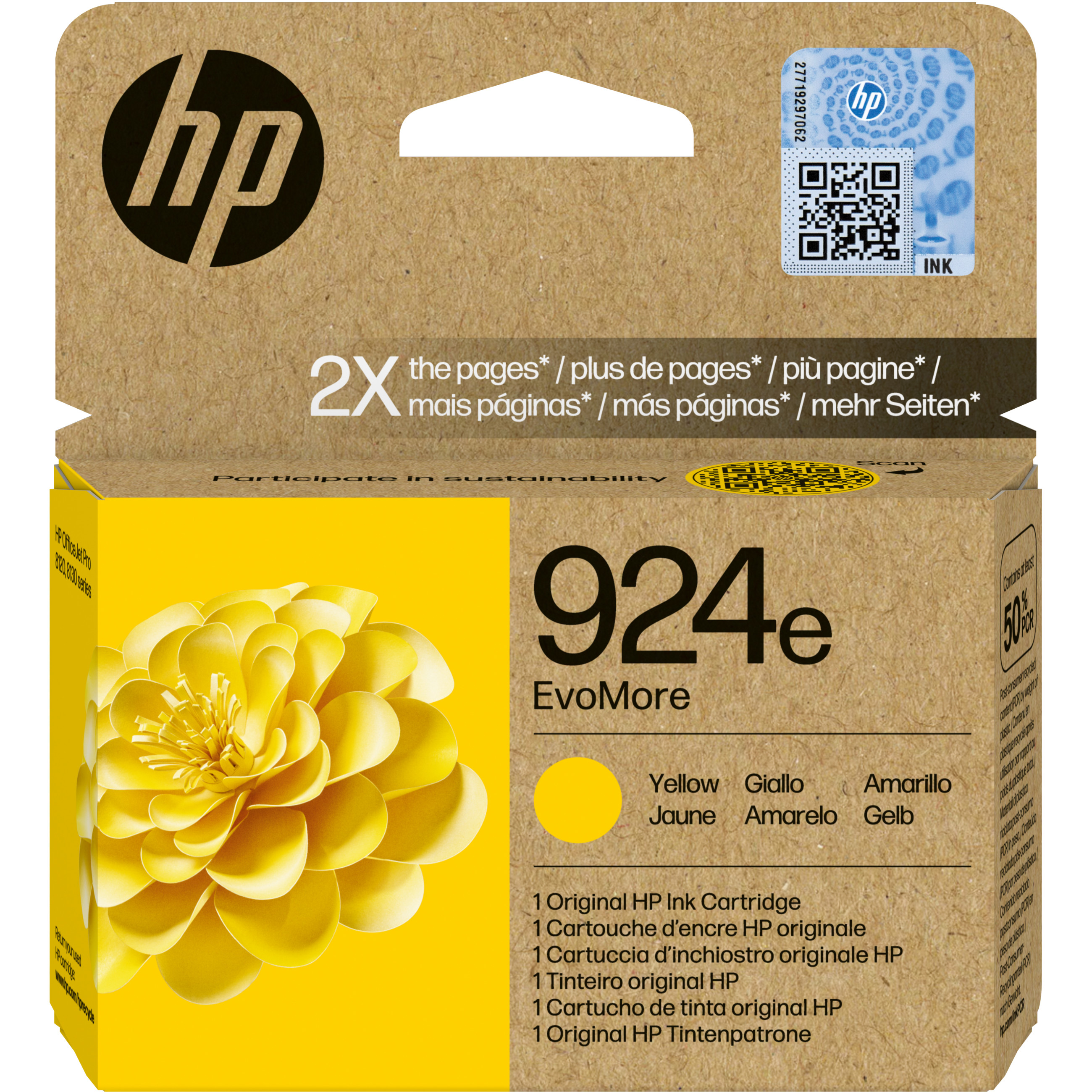 Toner HP 924e EvoMore žuta boja-0