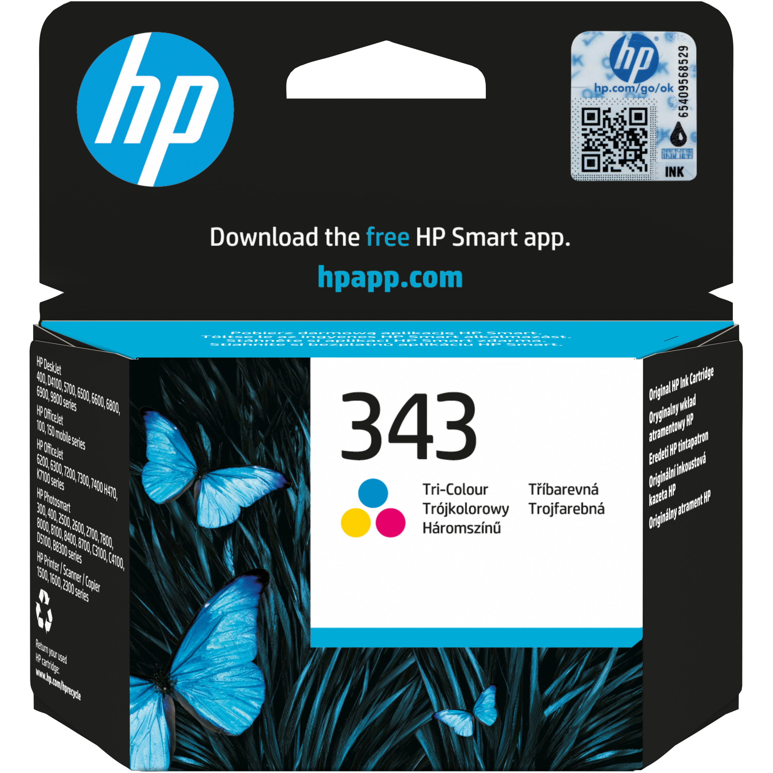 Toner HP 343 original C8766EE tri-boja 7ml
