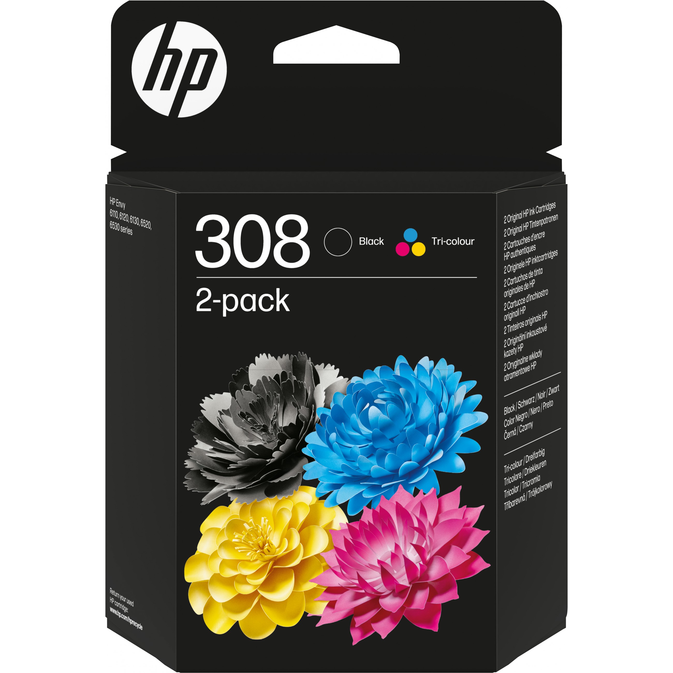 Toner HP 308 crna boja/trikolor - KORIŠTENI jamstvo 6 mjeseci-0