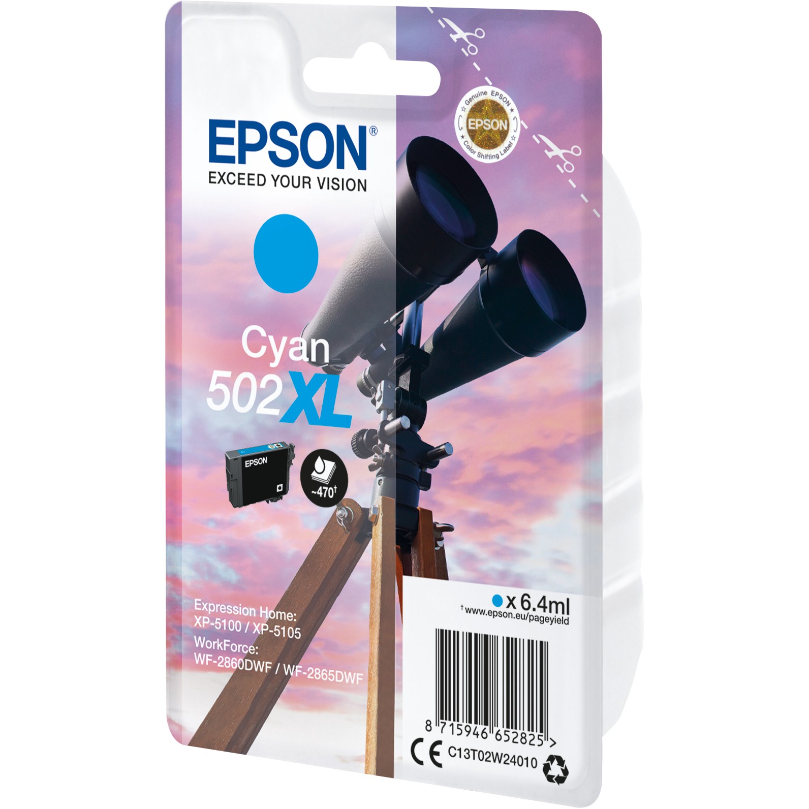 Tinta EPSON 502XL plava boja-1