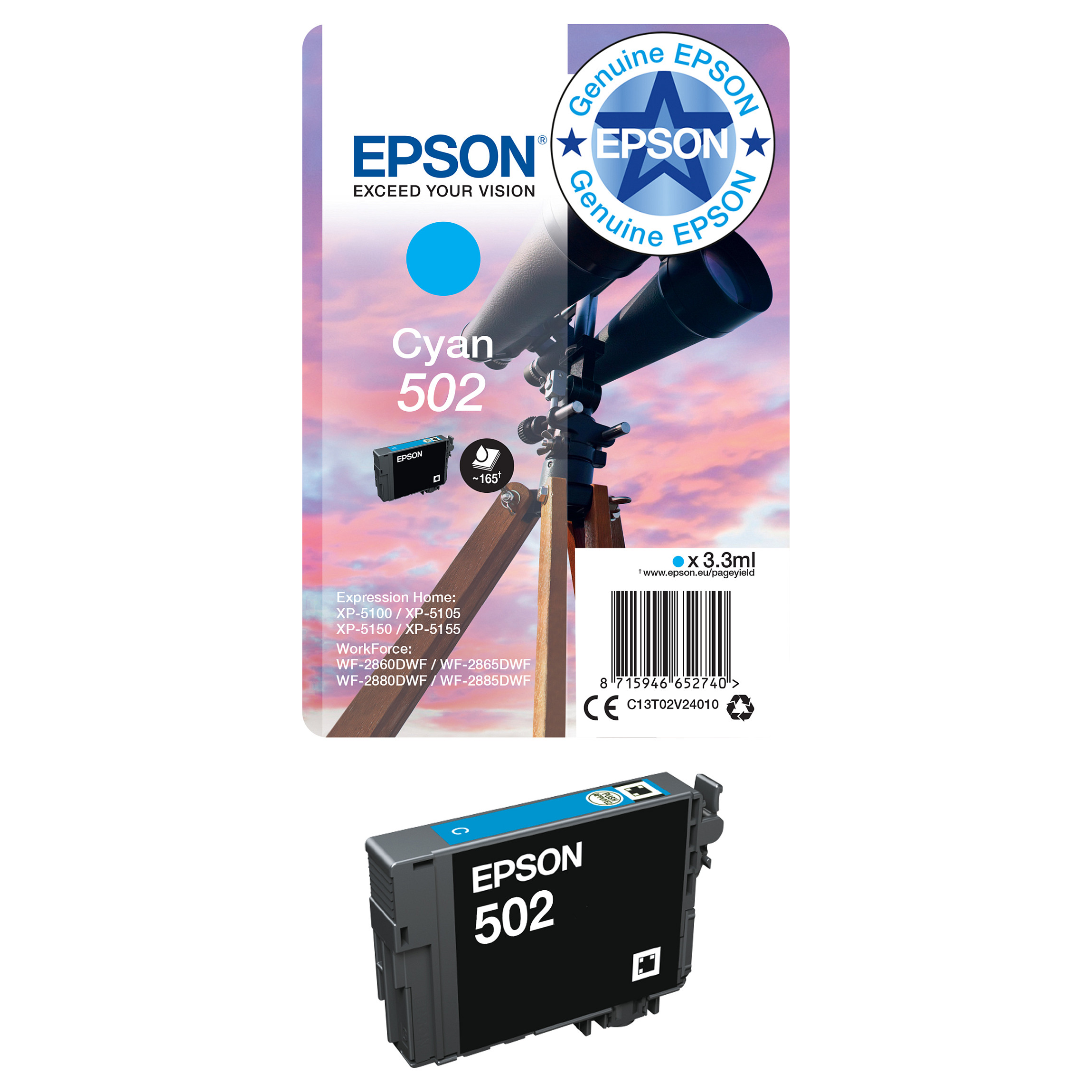 Toner EPSON 502 C13T02V14010 crna boja-7