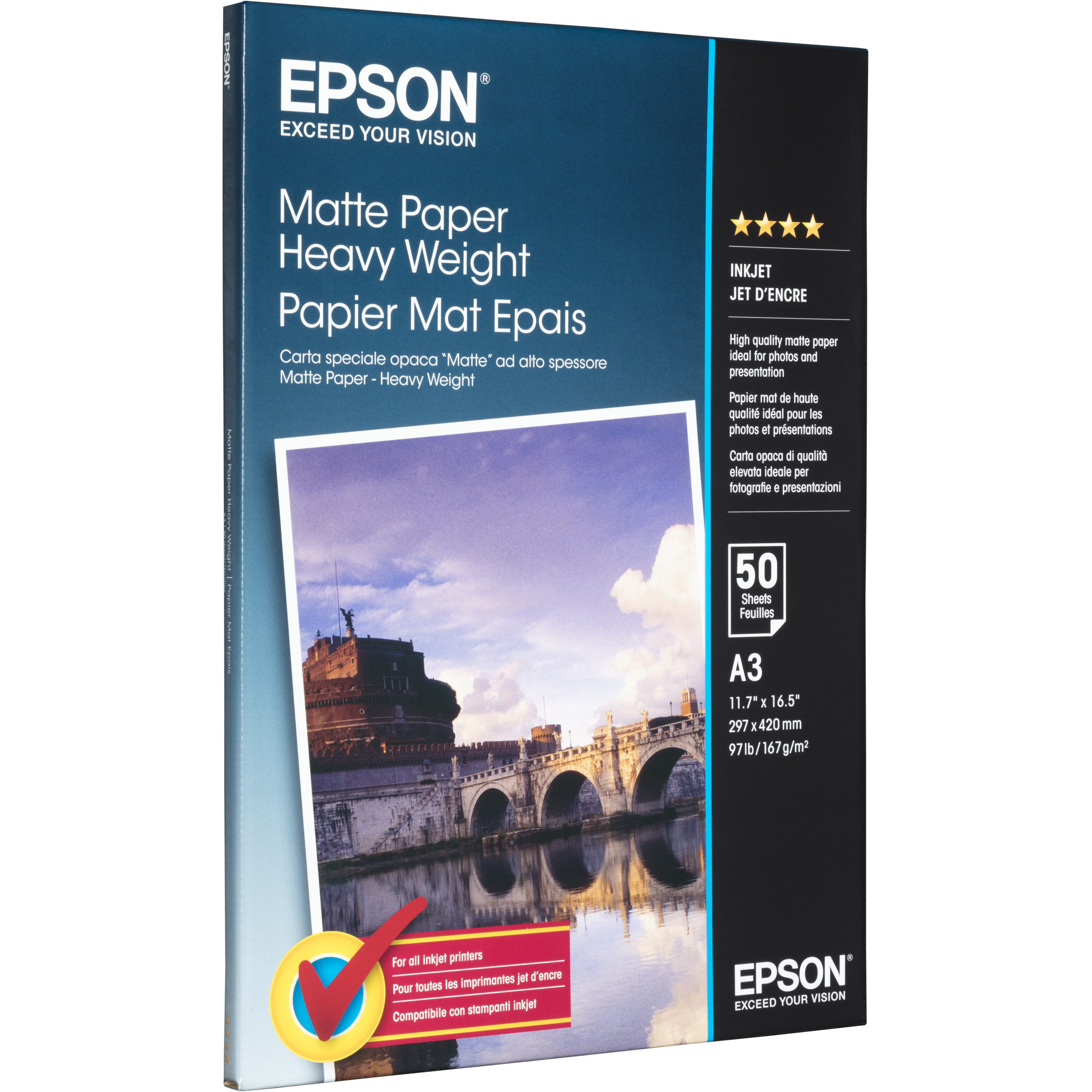 Papir EPSON C13S041261 A3 Schweres Papier-1