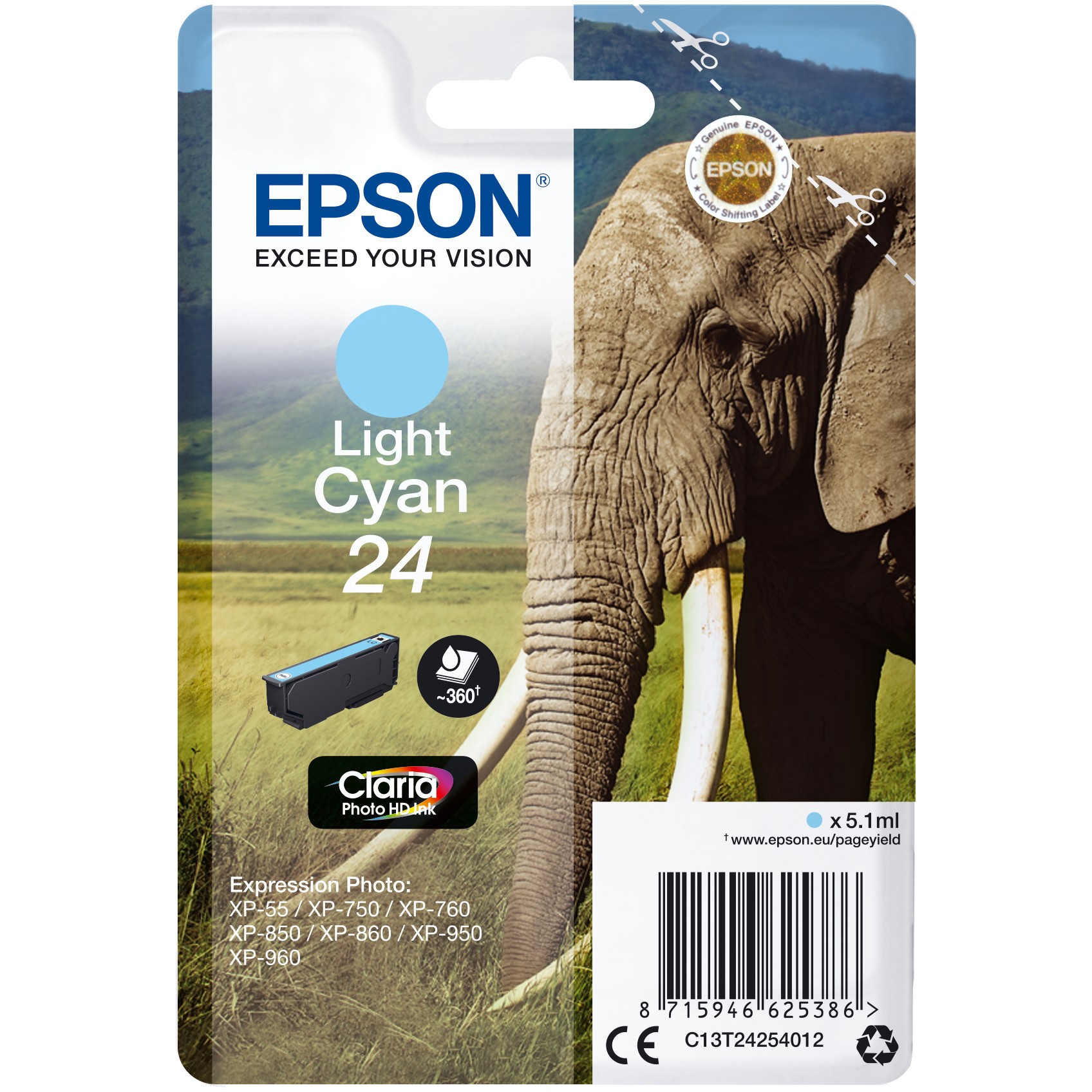 Toner EPSON C13T24254012 svijetlo plava boja