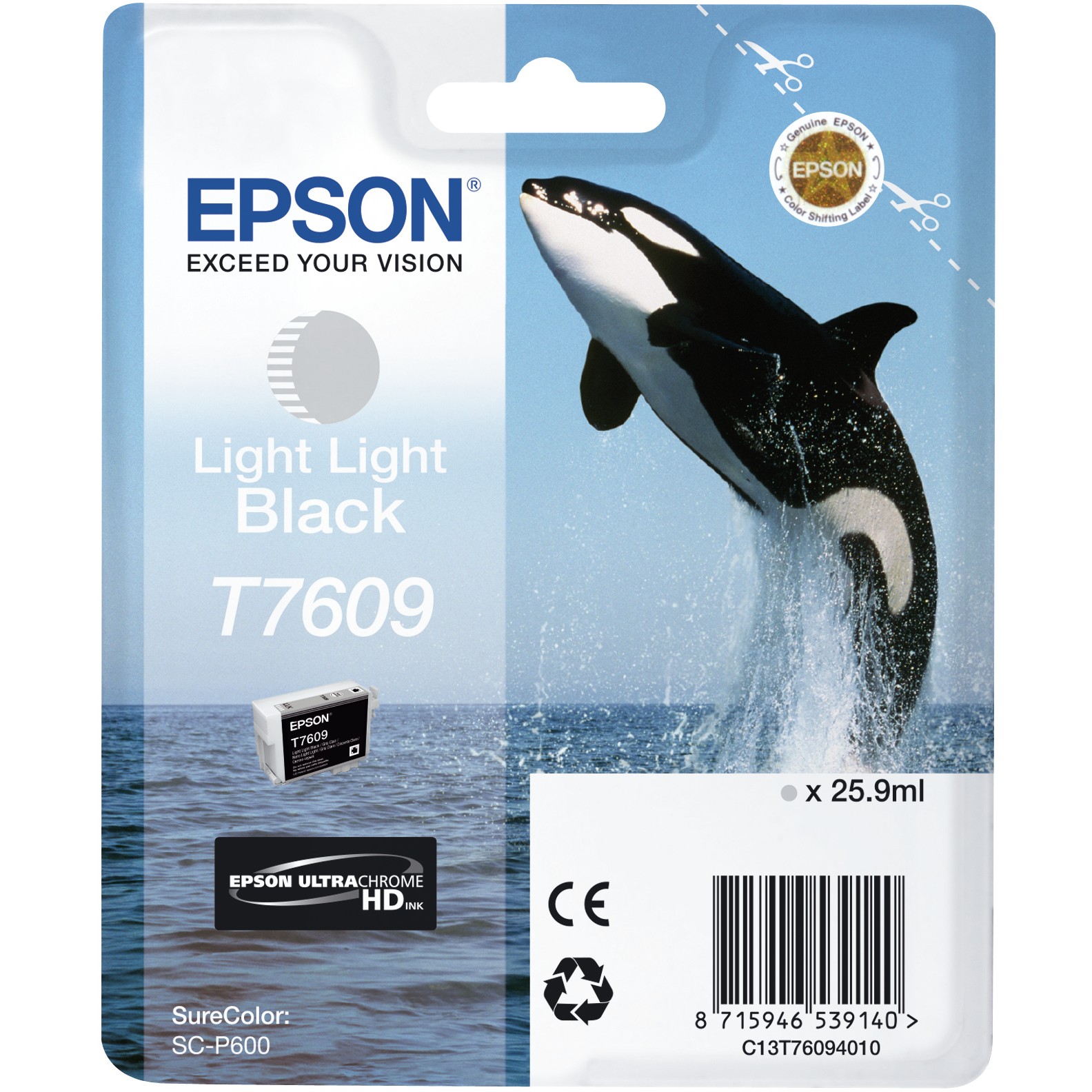 Toner EPSON C13T76094010 svijetlo siva boja