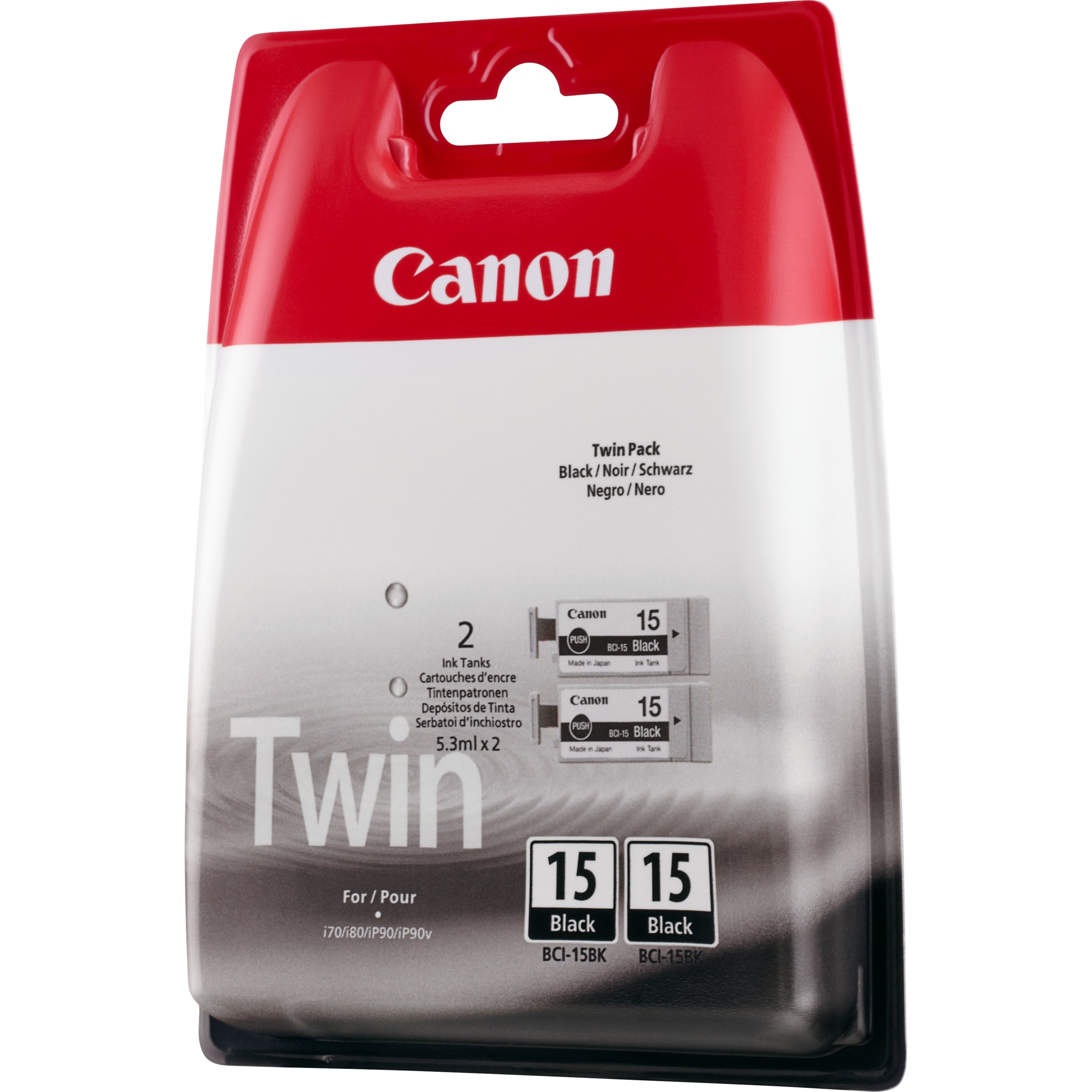 Toner CANON BCI-15BK 2x crna boja