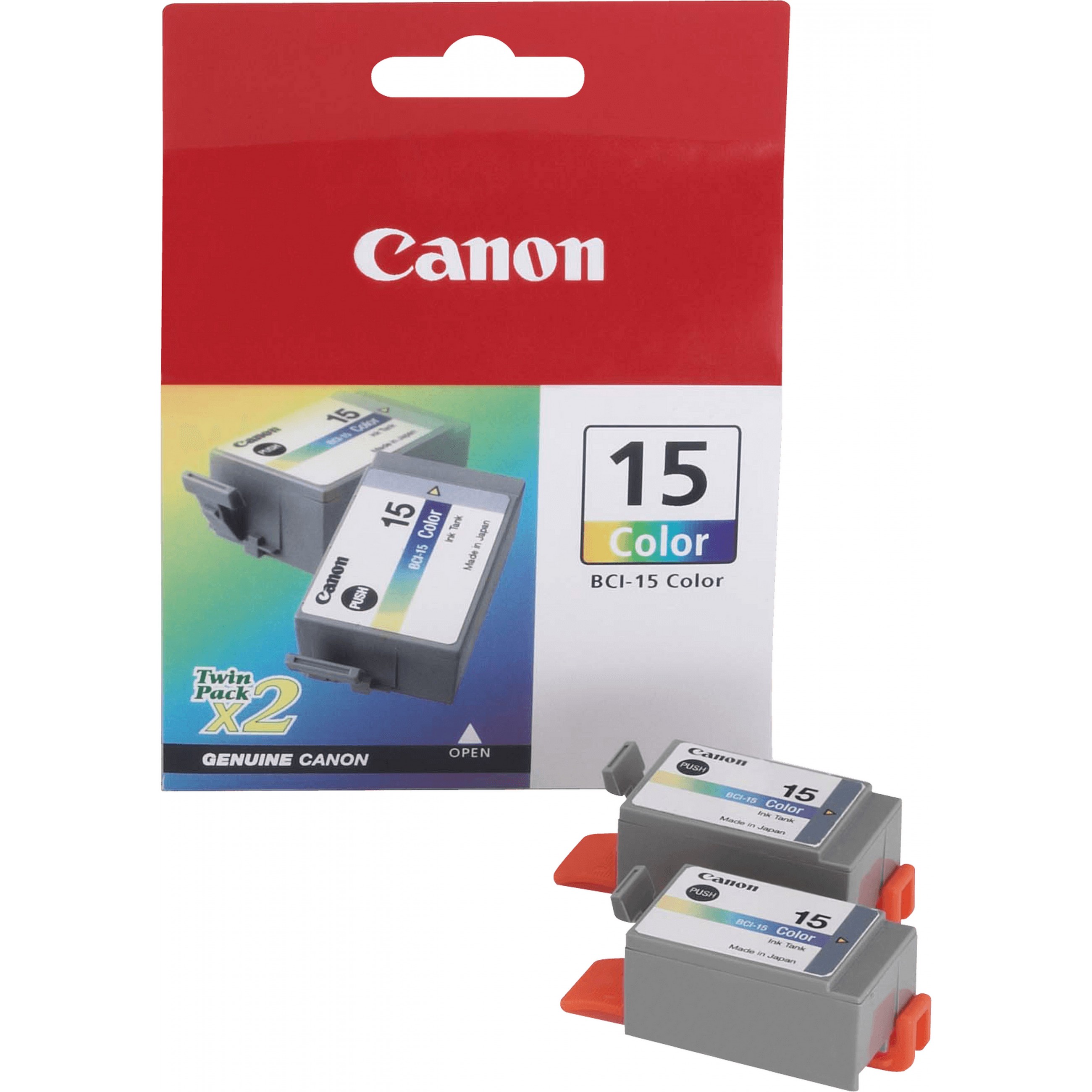 Toner CANON BCI-15C farbig 2x