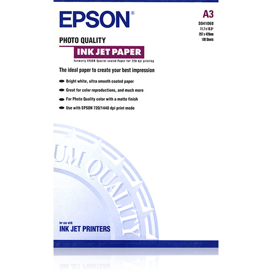 Fotopapir EPSON C13S041068 A3-0