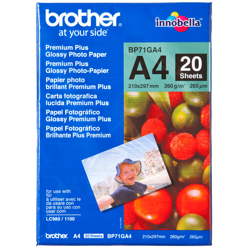Foto papir BROTHER BP71GA4 (format a4, 20 listova)-0
