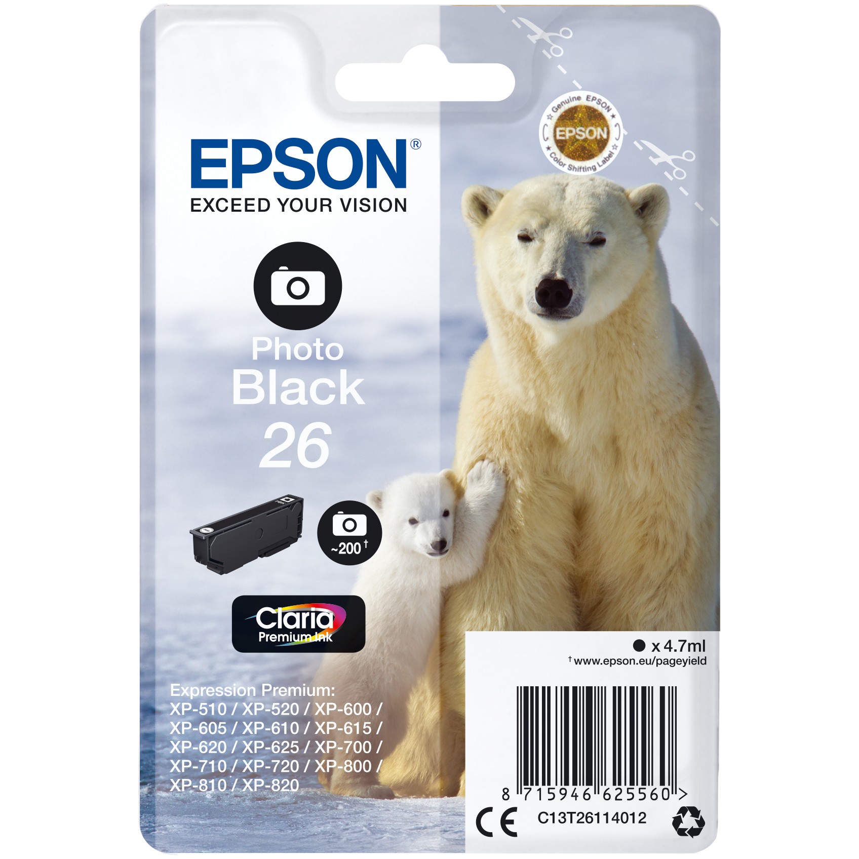 Toner EPSON C13T26114012 photo black