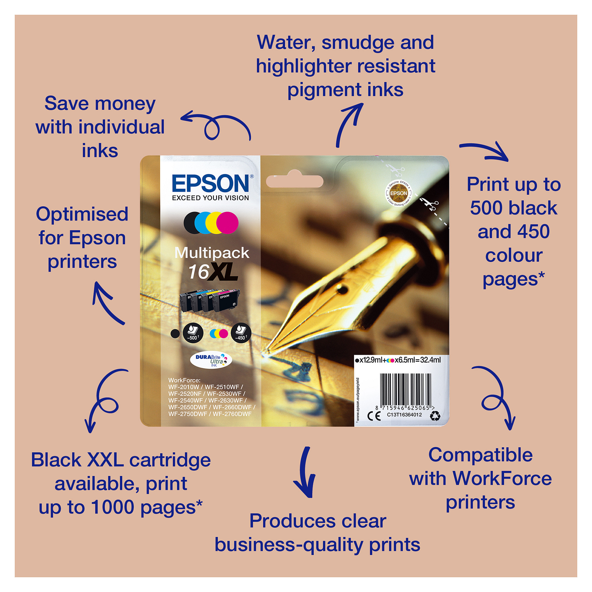 Toner EPSON Tinte 6LB 16XXL crna boja-2