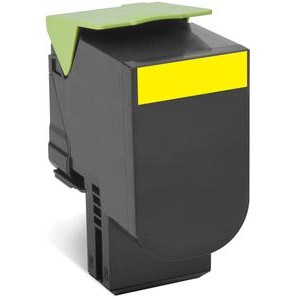 Toner LEXMARK 80C2HY0 žuta boja