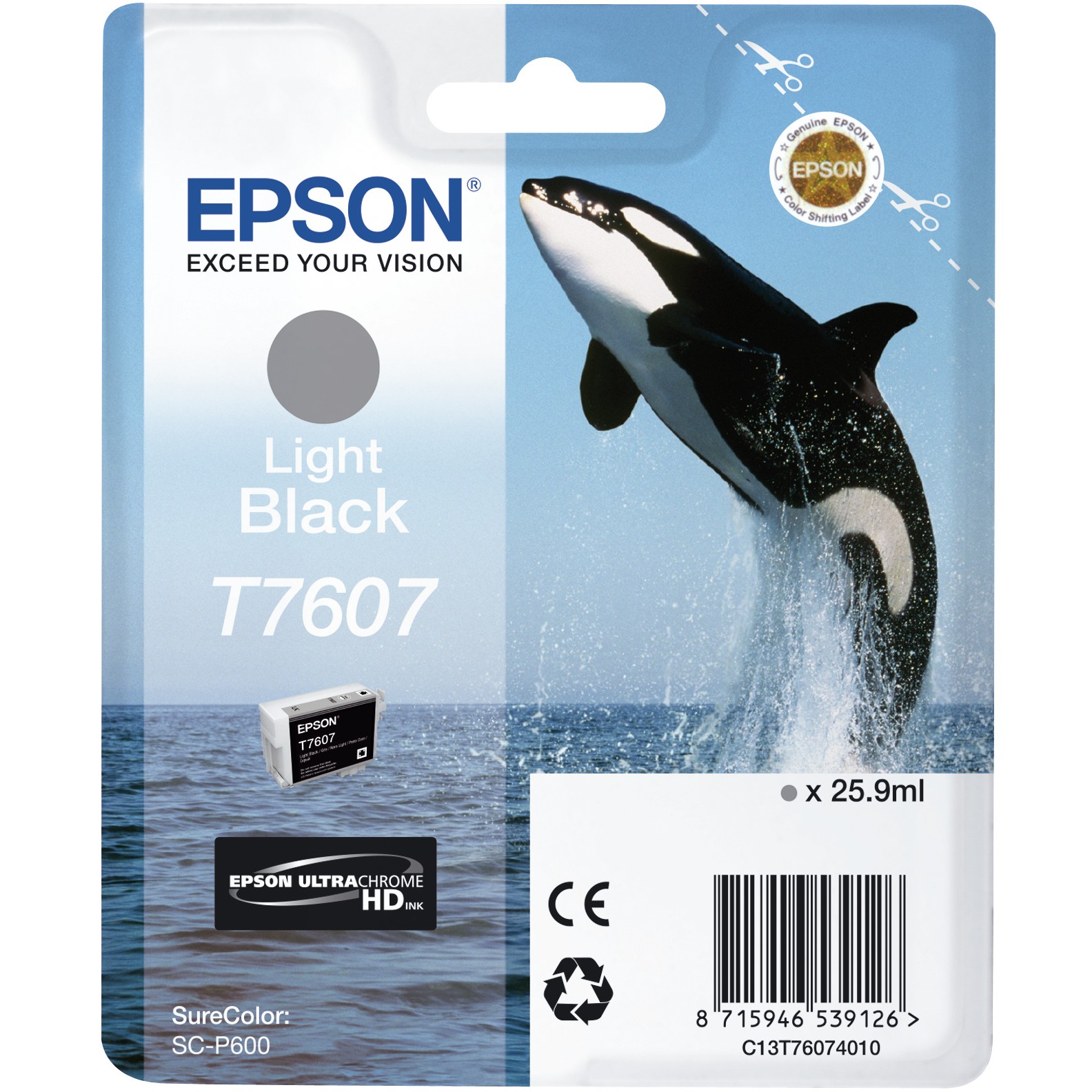 Toner EPSON C13T76074010 svijetlo crna boja