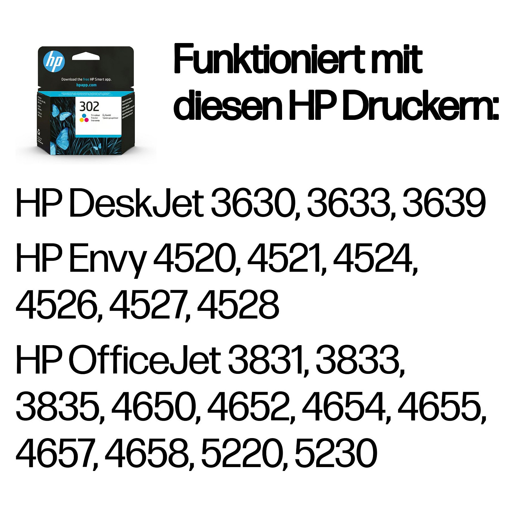 Toner HP 302 F6U65AE Color (plava boja, magenta boja, žuta boja)-2