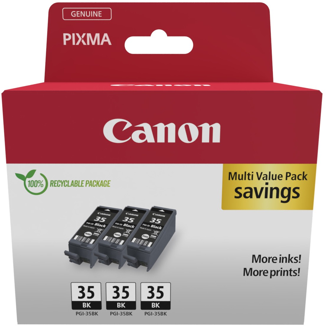 Toner CANON PGI-35 crna boja 3er Pack