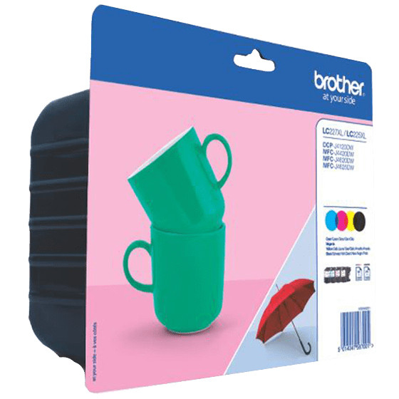 Toner BROTHER LC-227XLVALBP Value Pack (crna boja, plava boja, magenta boja, žuta boja)-2