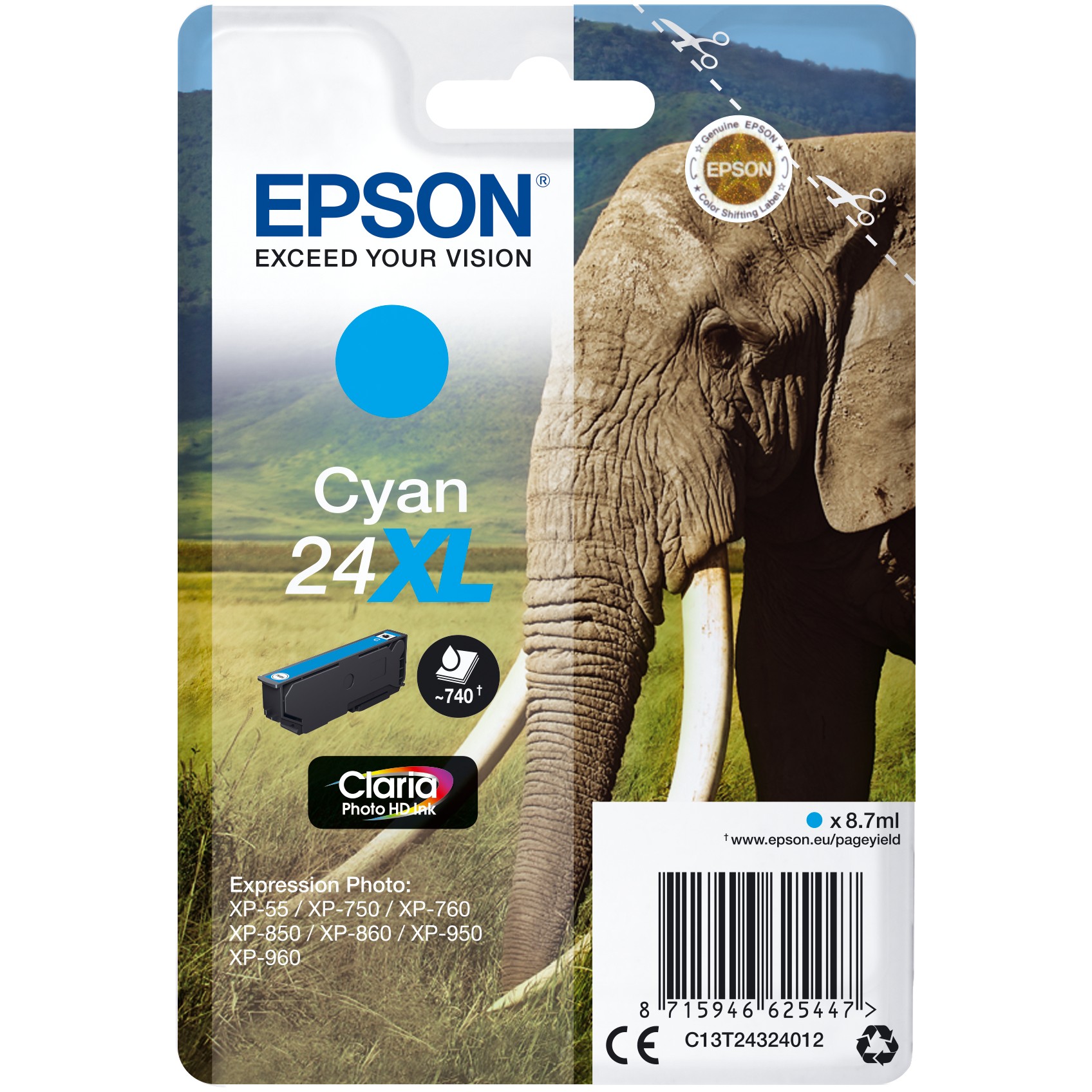 Toner EPSON C13T24324012 plava boja