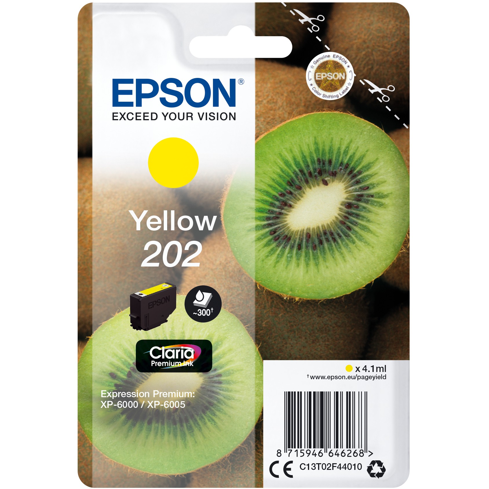 Toner EPSON 202 C13T02F44010 žuta boja