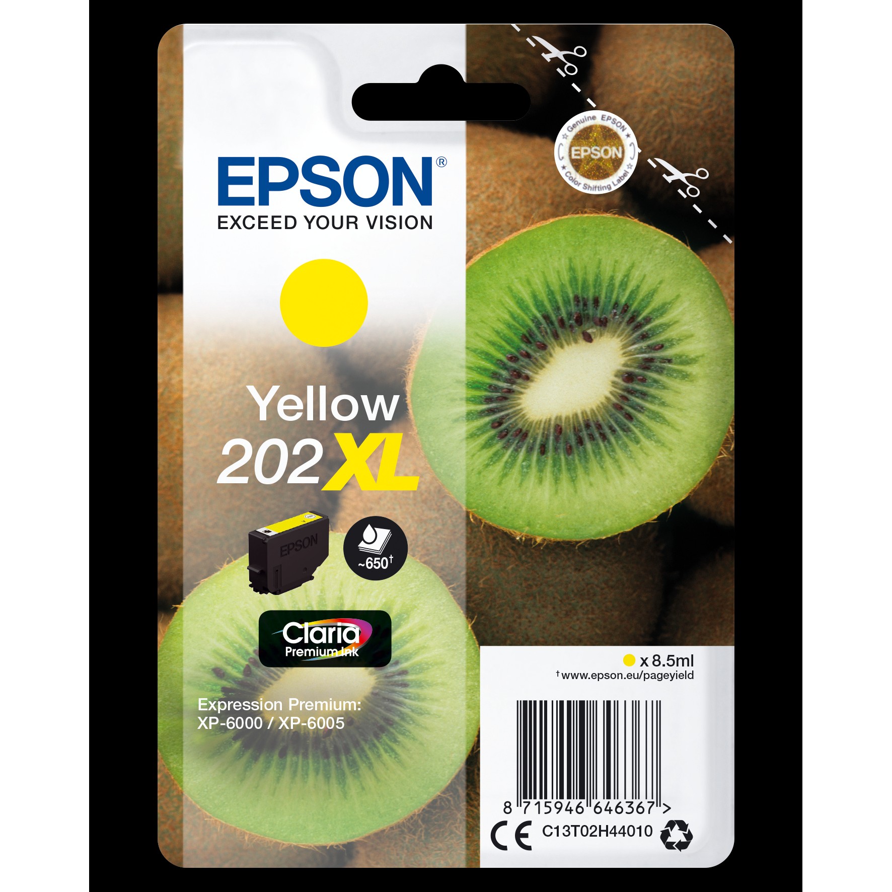 Toner EPSON 202 C13T02H44010 žuta boja-0