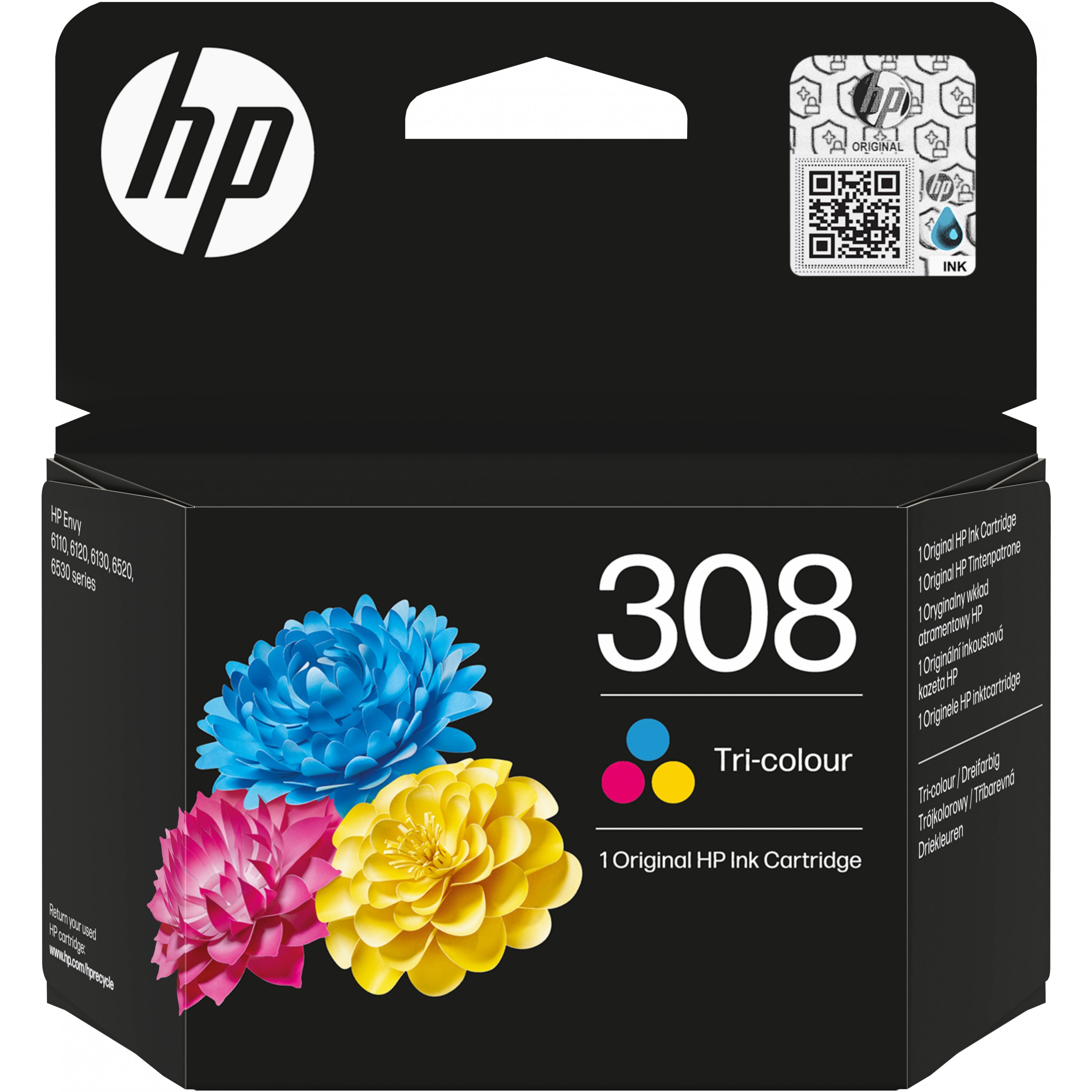Toner HP 308 Tri-color Original Ink Cartridge-0