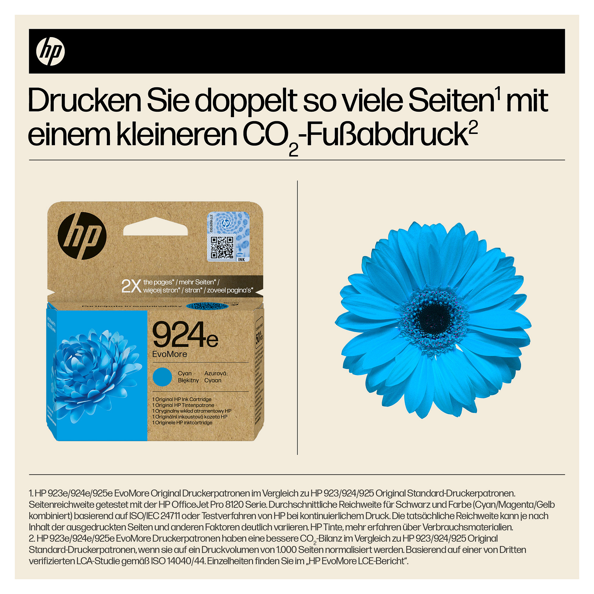 Toner HP 924e EvoMore Cyan Original Ink Cartridge-2