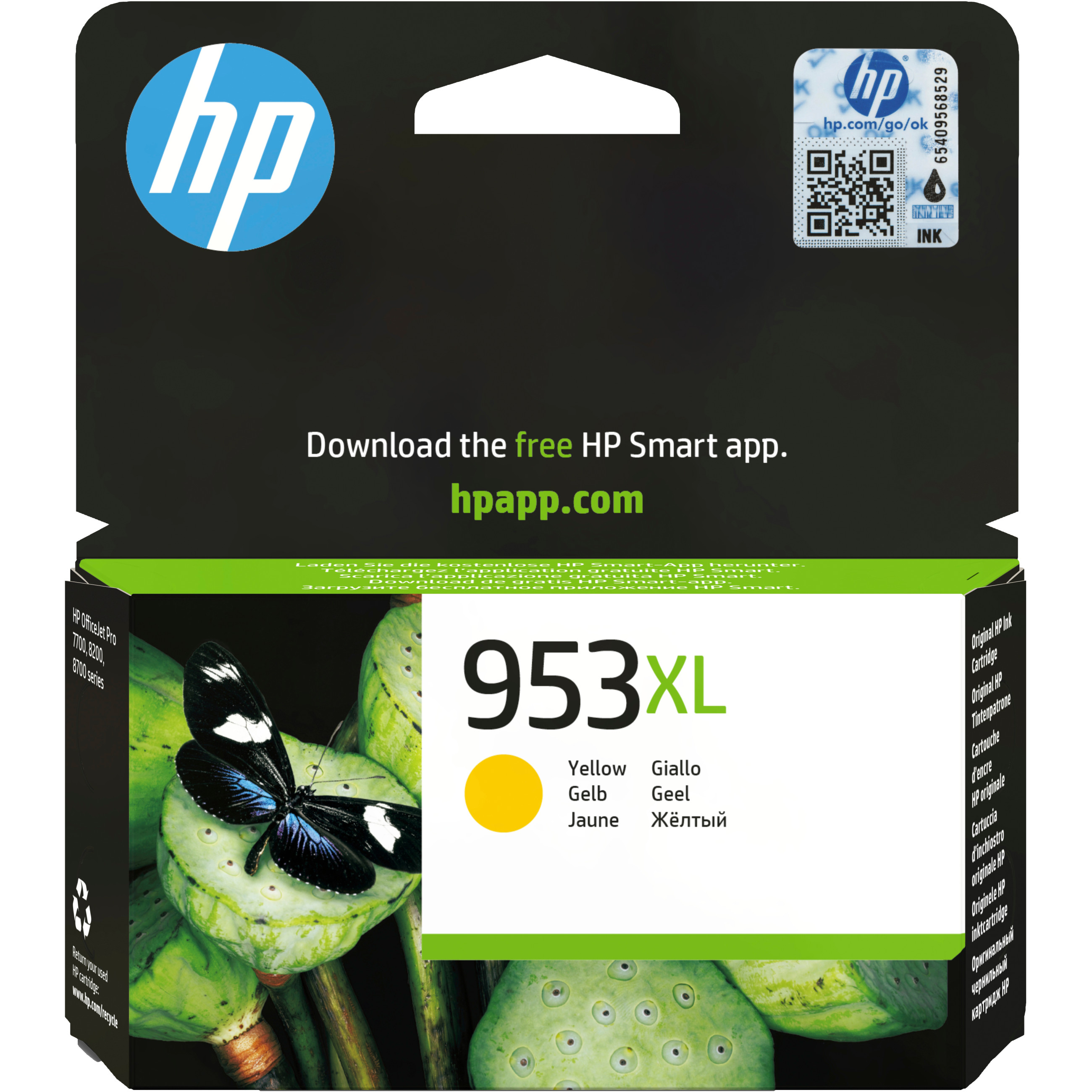 Toner HP INK CARTRIDGE NO 953XL YELLOW (žuta boja)