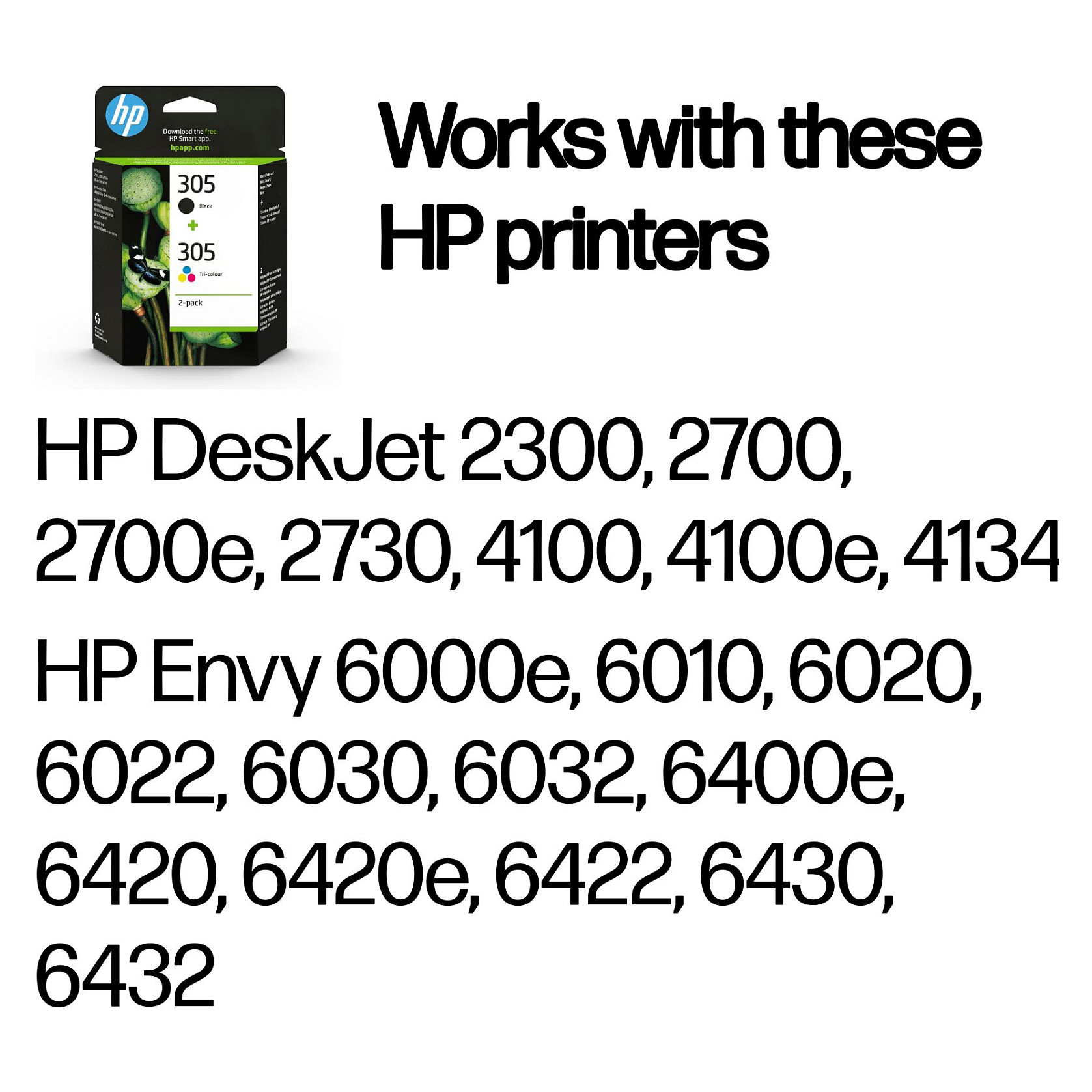 Toner HP 305 2-PACK crna boja, trostruka boja-1