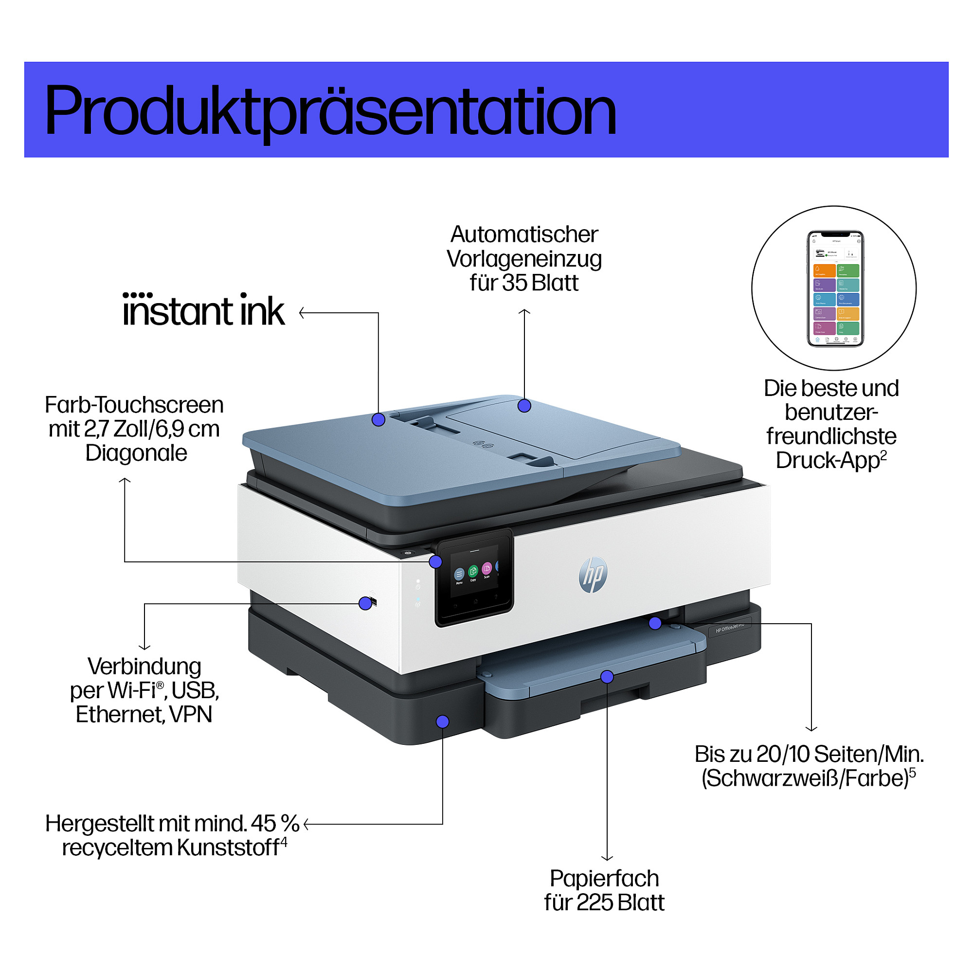 Višenamjenski uređaj HP OFFICEJET PRO 8125E - KORIŠTENI jamstvo 6 mjeseci-9