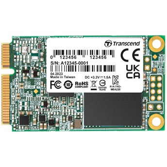 SSD TRANSCEND 128GB mSATA SATA3 3D TLC