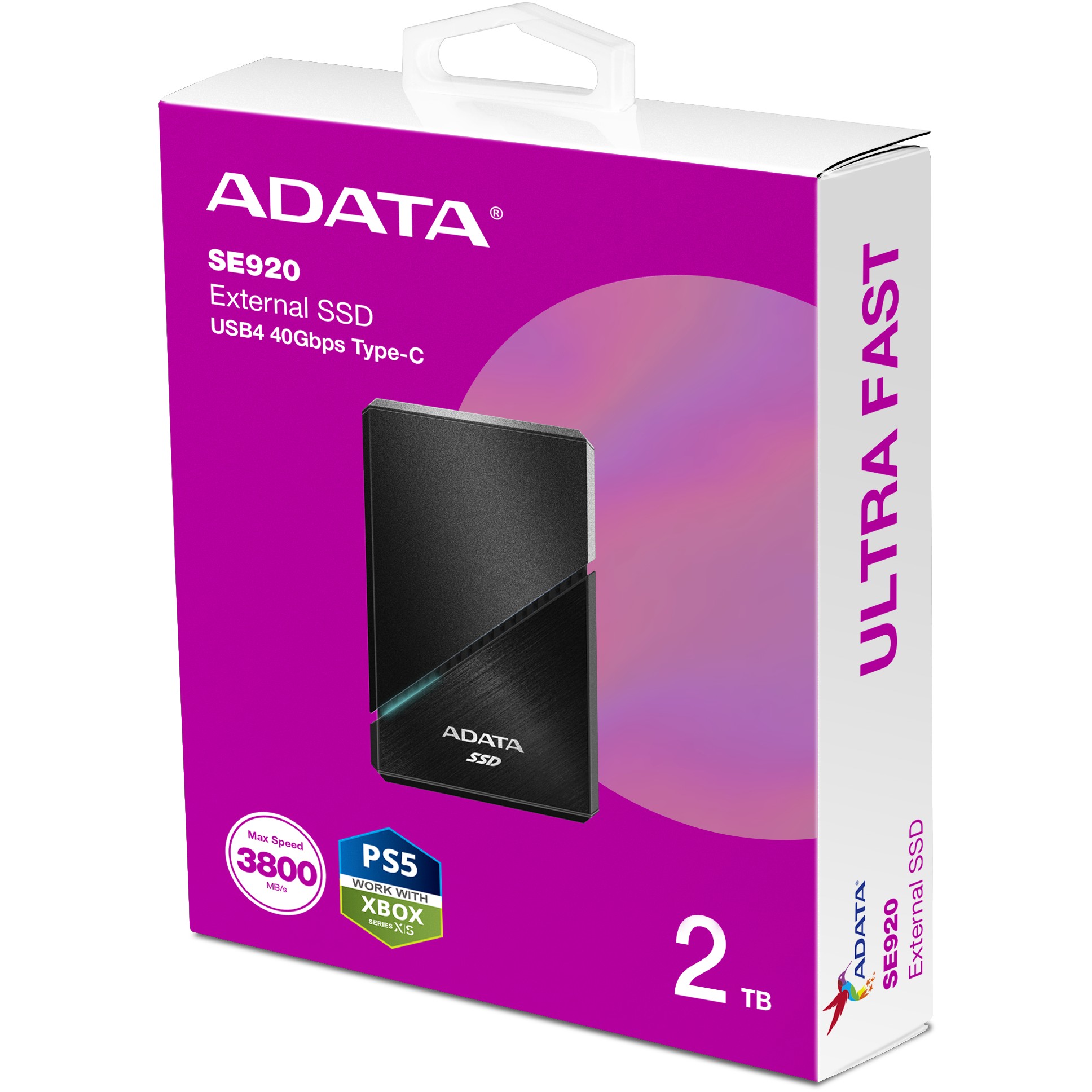 Vanjski disk → ADATA → 2TB Portable SE920 USB3.2-11