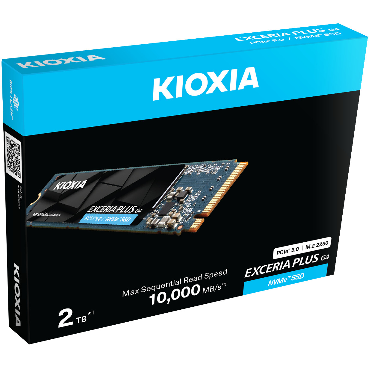 SSD KIOXIA M.2 2TB Exceria Plus G4 (2280) PCIe x5 NVMe-1
